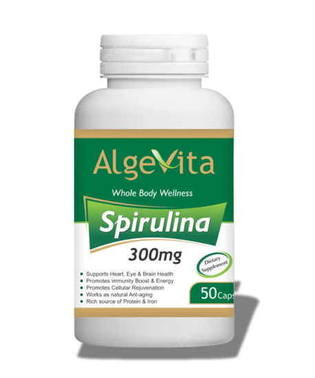 Spirulina algea-vita (Super Food) 50 capsules