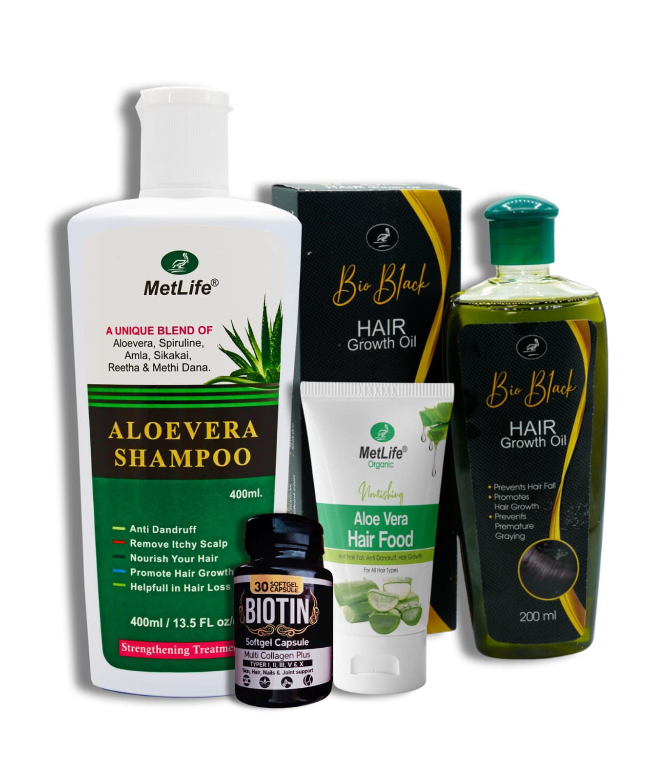 Hair Care Complete course with aloe vera shampoo