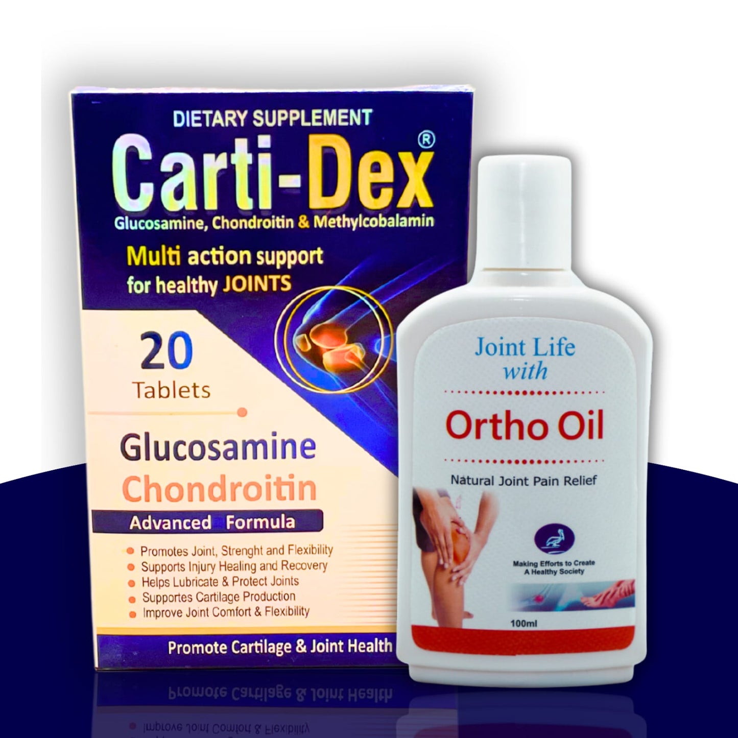 Joint Pain Relief Combo Pack – Carti-Dex & Ortho Oil