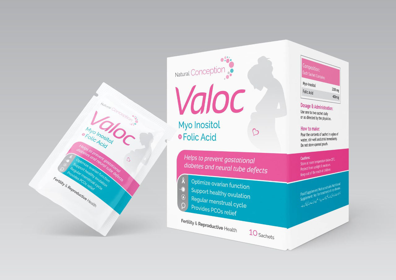 Myo-inositol Supplement for PCOS & Female Infertility(VALOC) 2pack 20 sachets