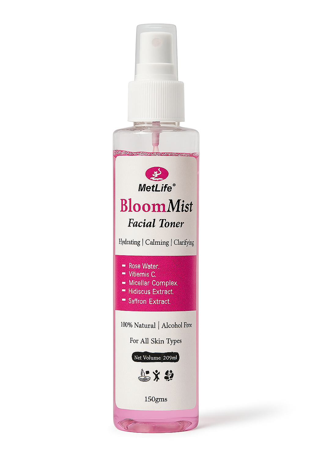 BloomMist Facial Toner – 200ml