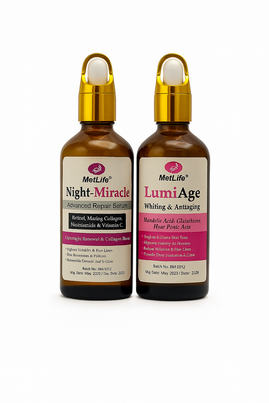 Dual Action Skincare Set – Whitening + Anti-Aging