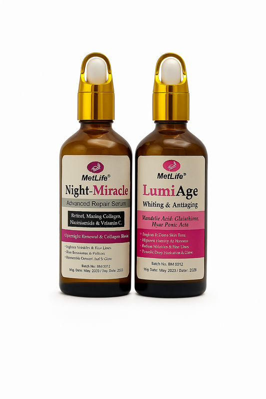 Dual Action Skincare Set – Whitening + Anti-Aging