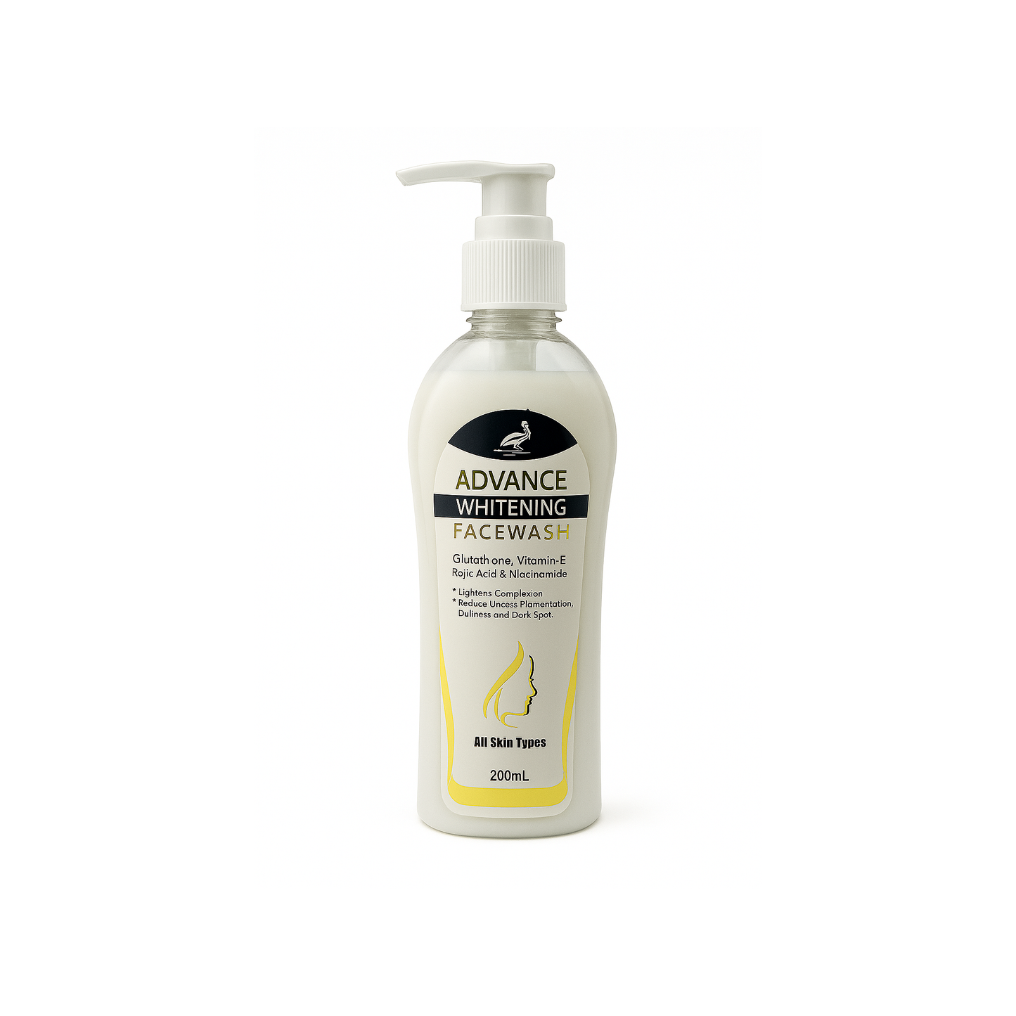 Advance Whitning FaceWash with Glutathione ,Kojic ACID, Niacinamide