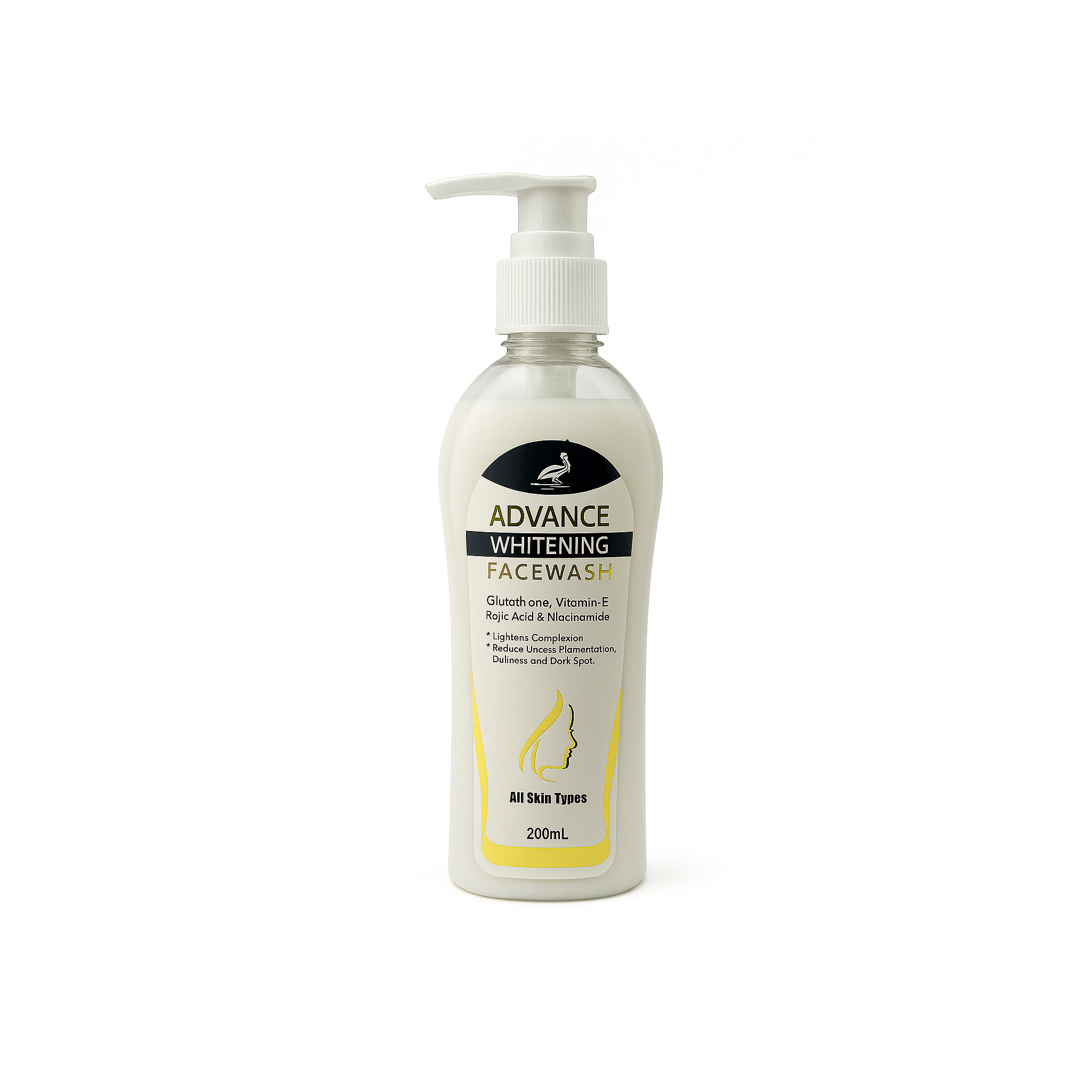 Advance Whitning FaceWash with Glutathione ,Kojic ACID, Niacinamide