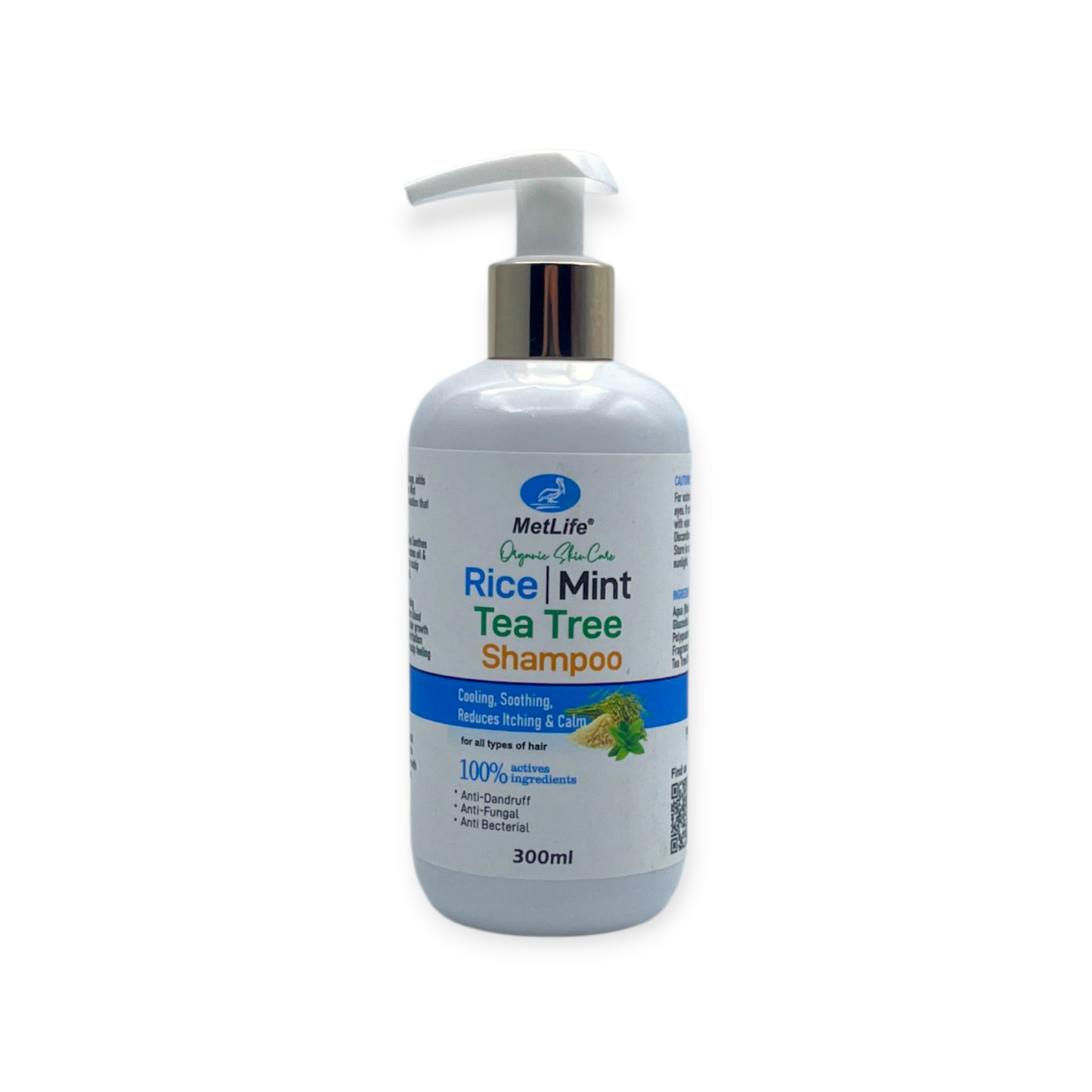 Rice, Mint and Tea tree Shampo ( Anti-Dandruff)